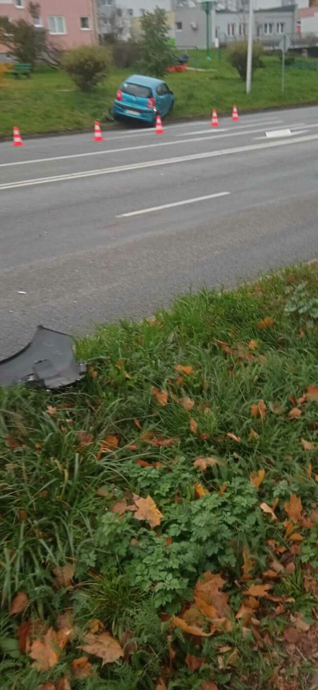 Wypadek Zielona Góra Podgórna - Kolizja Zielona Góra