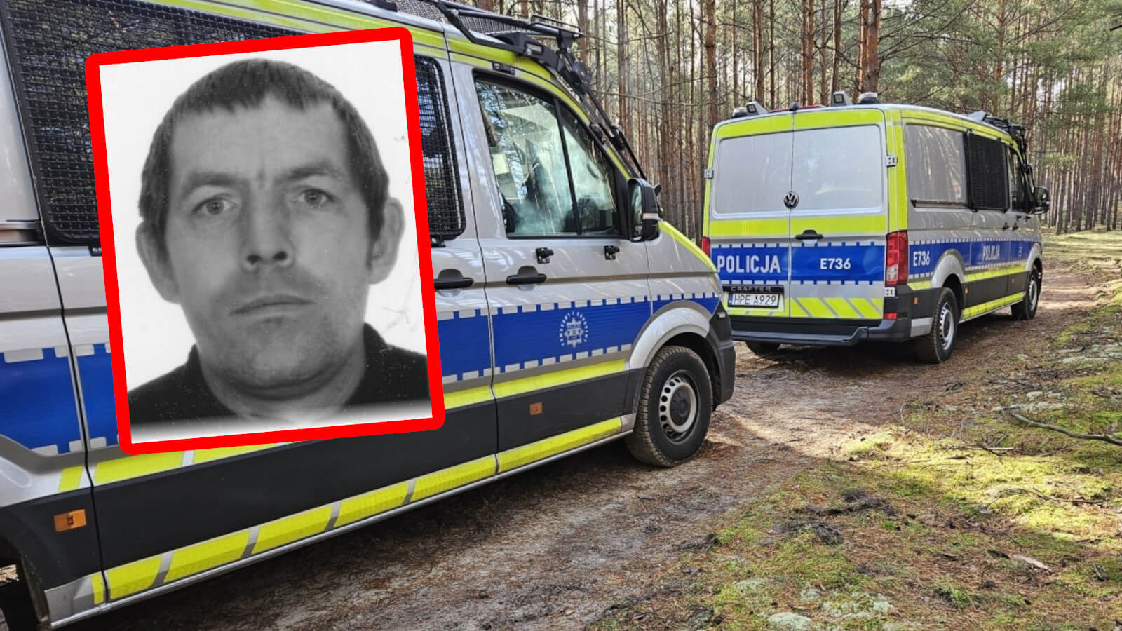 Duża akcja służb Krosno Odrzańskie - Zaginął Rafał Jarosiński