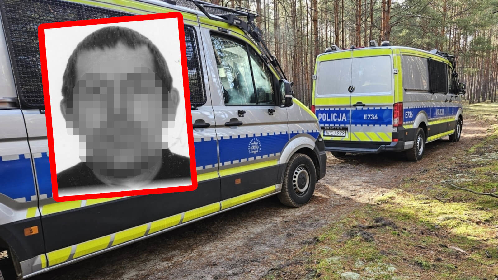 Duża akcja służb Krosno Odrzańskie - Zaginął Rafał Jarosiński