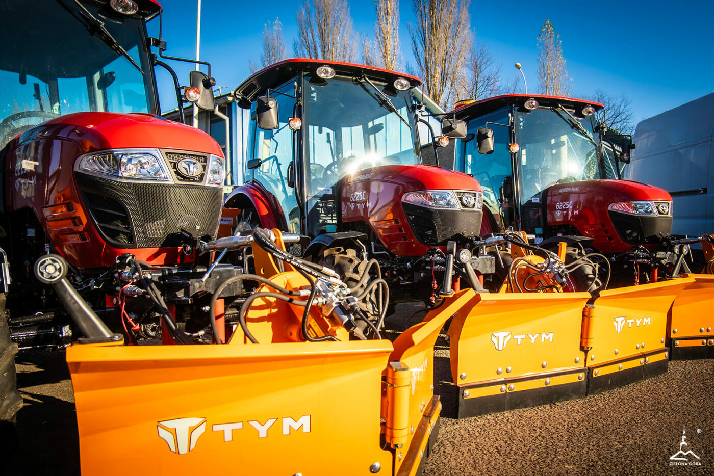 Akcja Zima Zielona Góra - odśnieżanie dróg. ZGK Zielona Góra