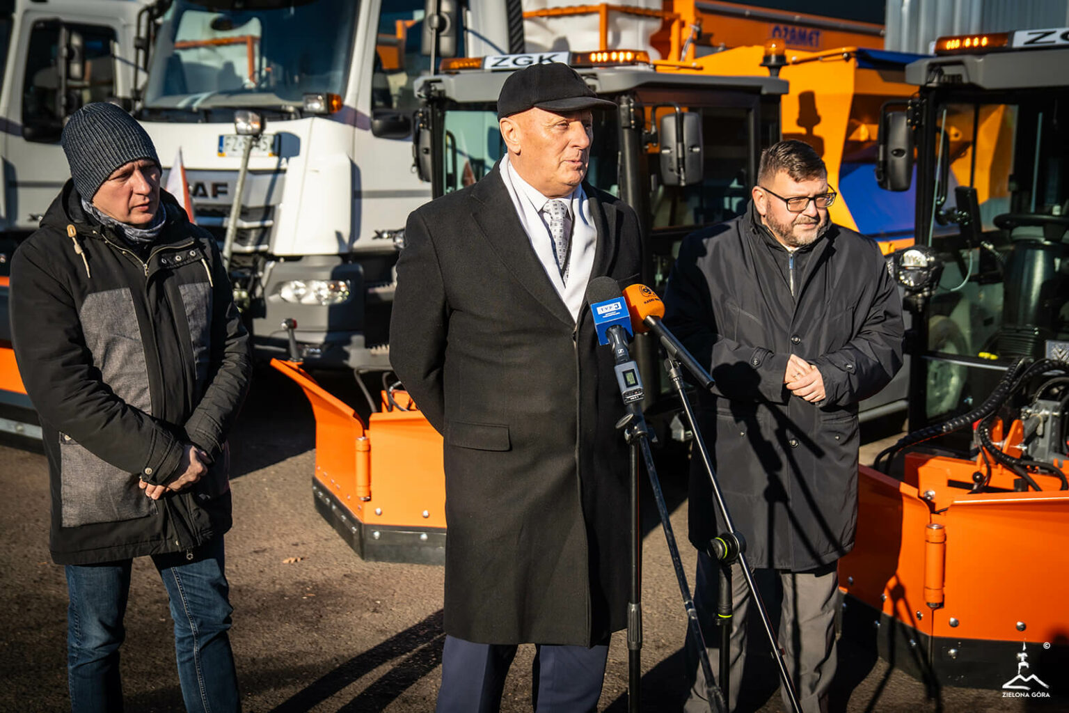 AkcjaZimaZielonaGoraOdsniezanie2025_4 Akcja Zima Zielona Góra - odśnieżanie dróg. ZGK Zielona Góra