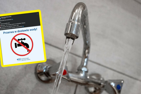 Awaria wodociągu Zielona Góra Chynów - Wodociągi Zielona Góra