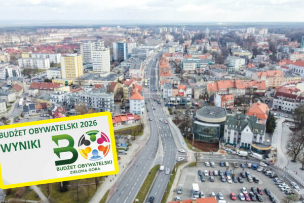 Budżet Obywatelski Zielona Góra 2026 wyniki - projekty zwycięskie Zielona Góra