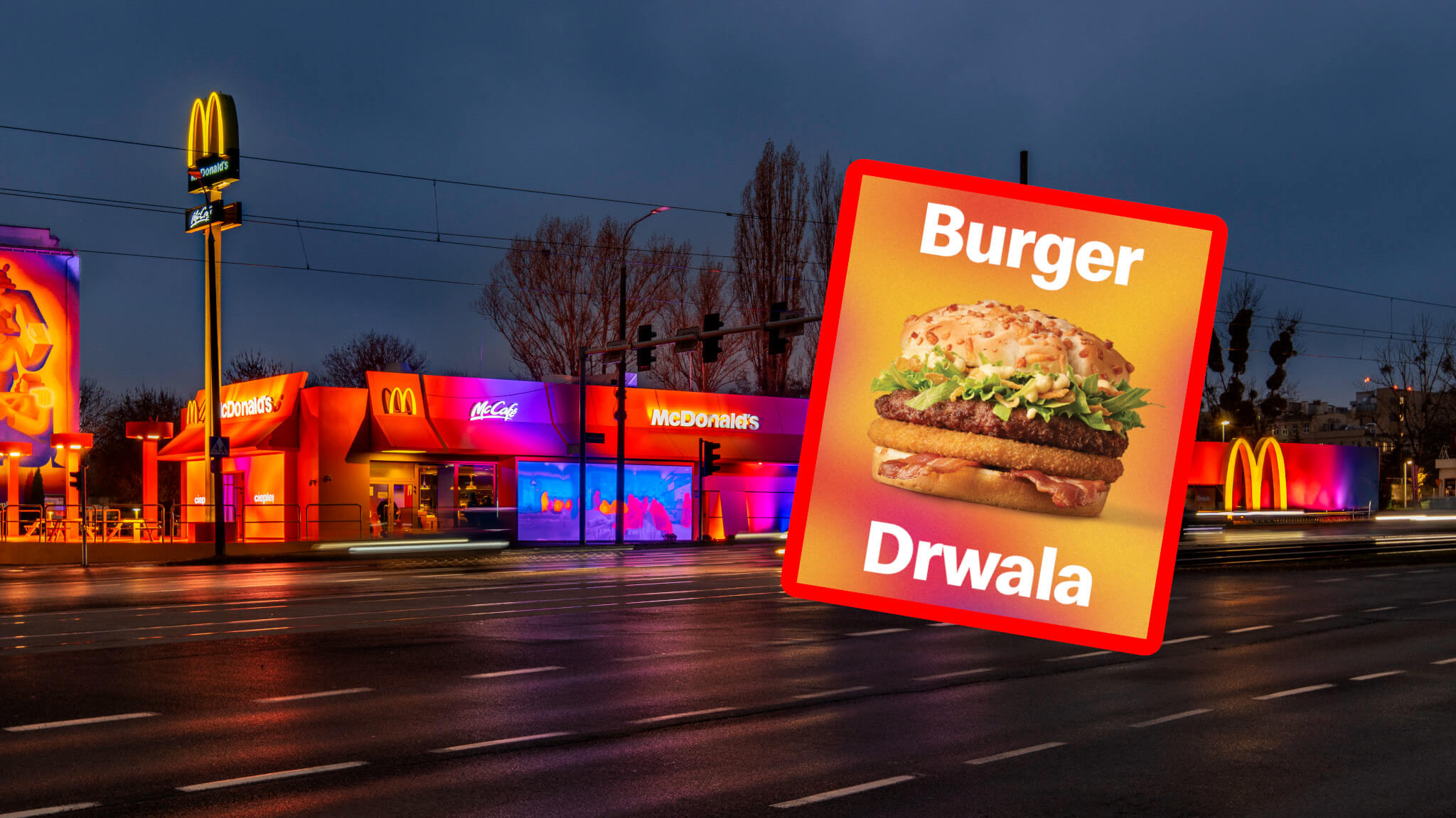 burger drwala 2025 - cena burgera drwala 2025, kalorie burgera drwala
