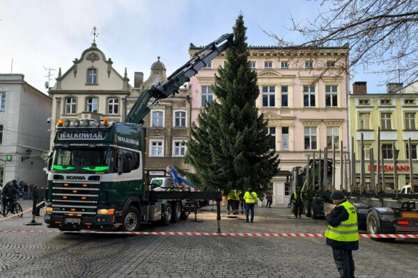 choinka Zielona Góra - święta w Zielonej Górze. deptak Zielona Góra