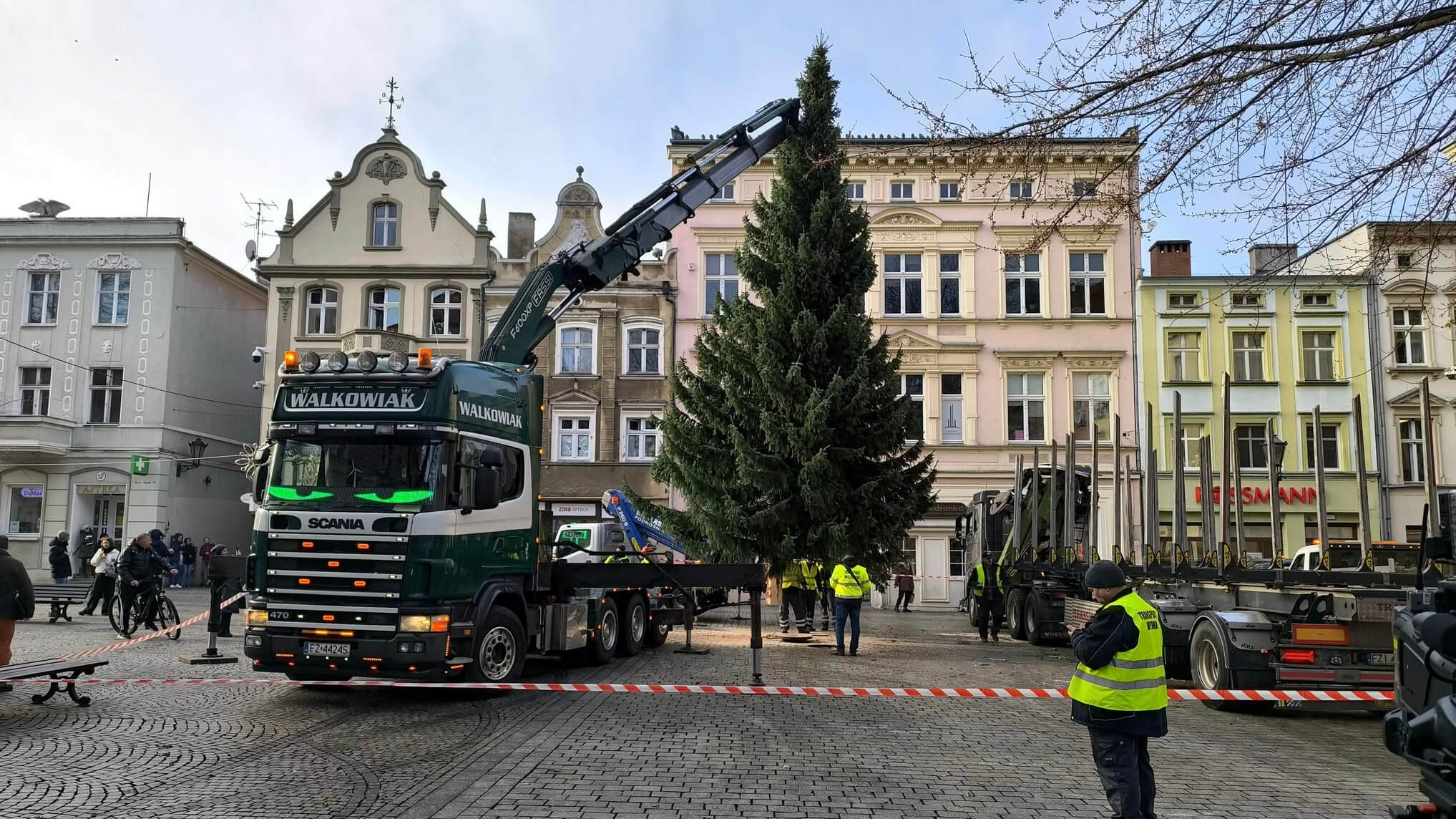 choinka Zielona Góra - święta w Zielonej Górze. deptak Zielona Góra