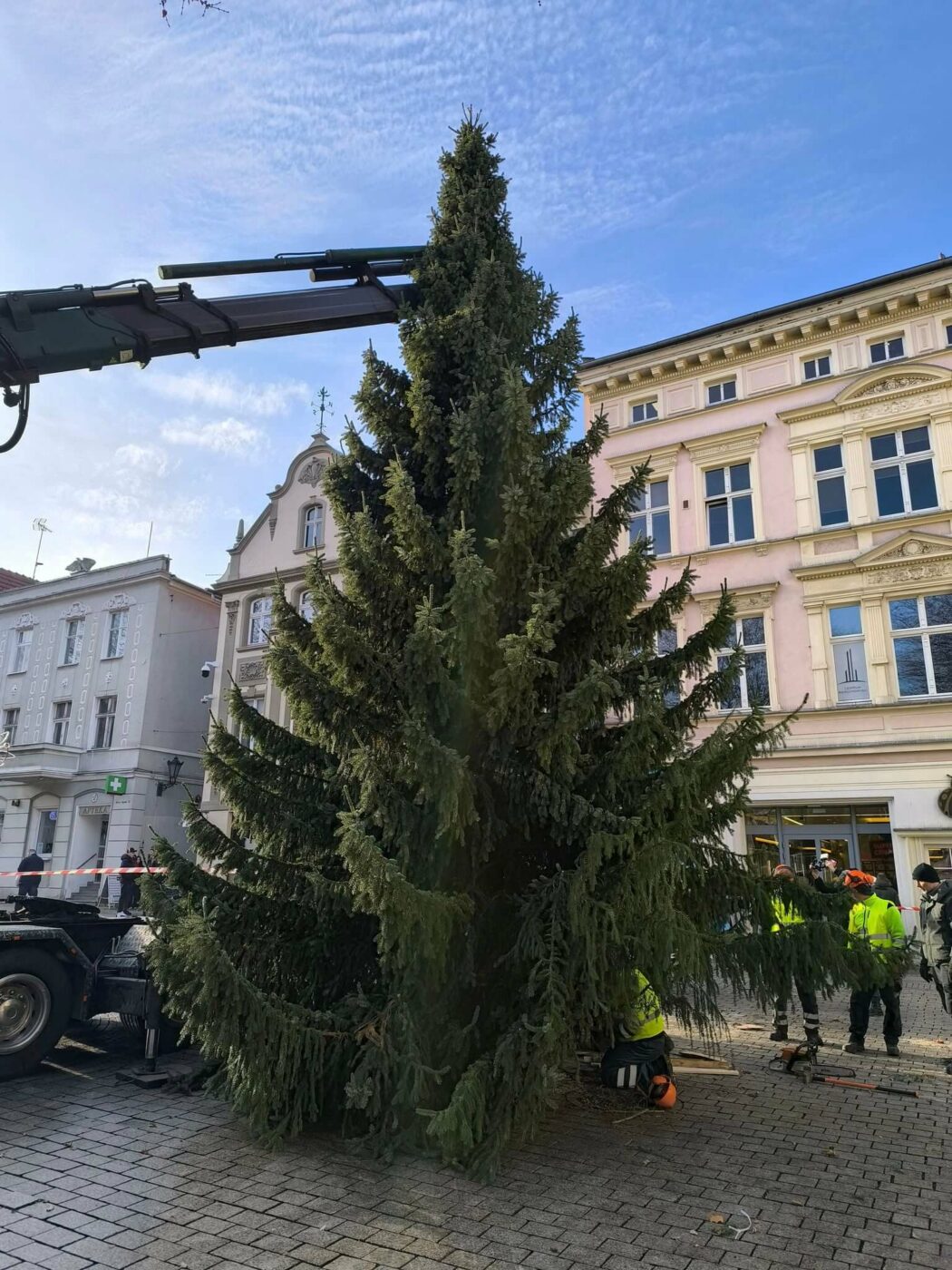 choinka Zielona Góra - święta w Zielonej Górze. deptak Zielona Góra