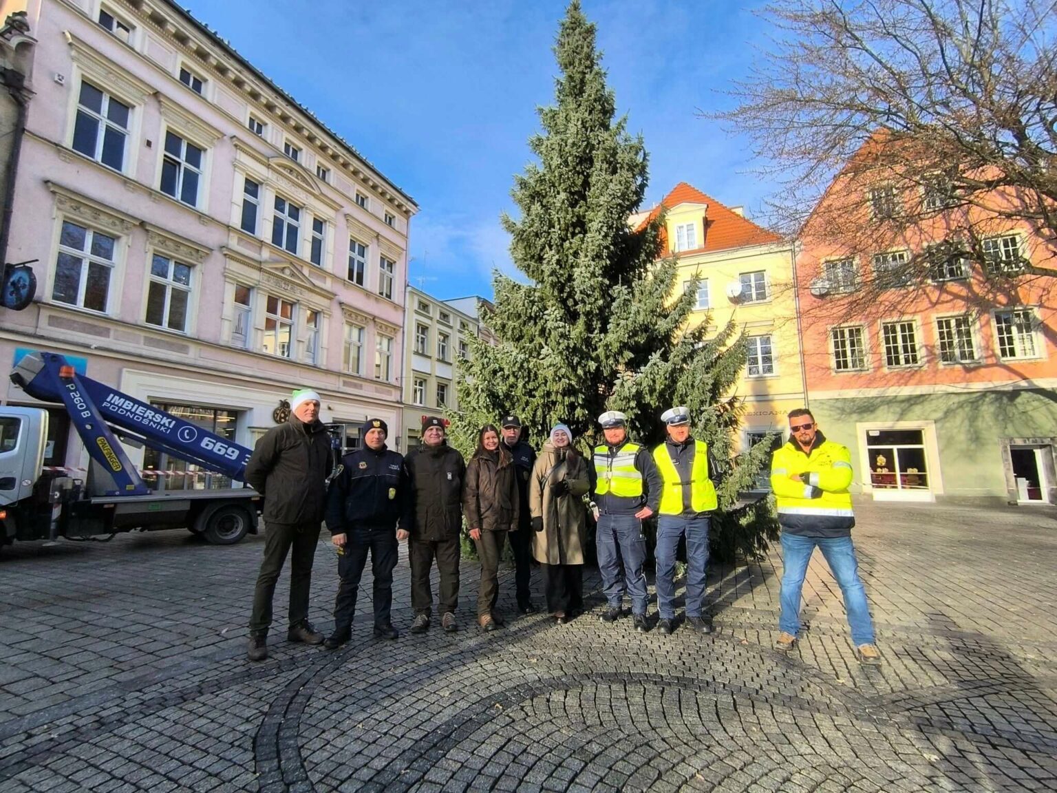 choinka Zielona G&oacute;ra - święta w Zielonej G&oacute;rze. deptak Zielona G&oacute;ra