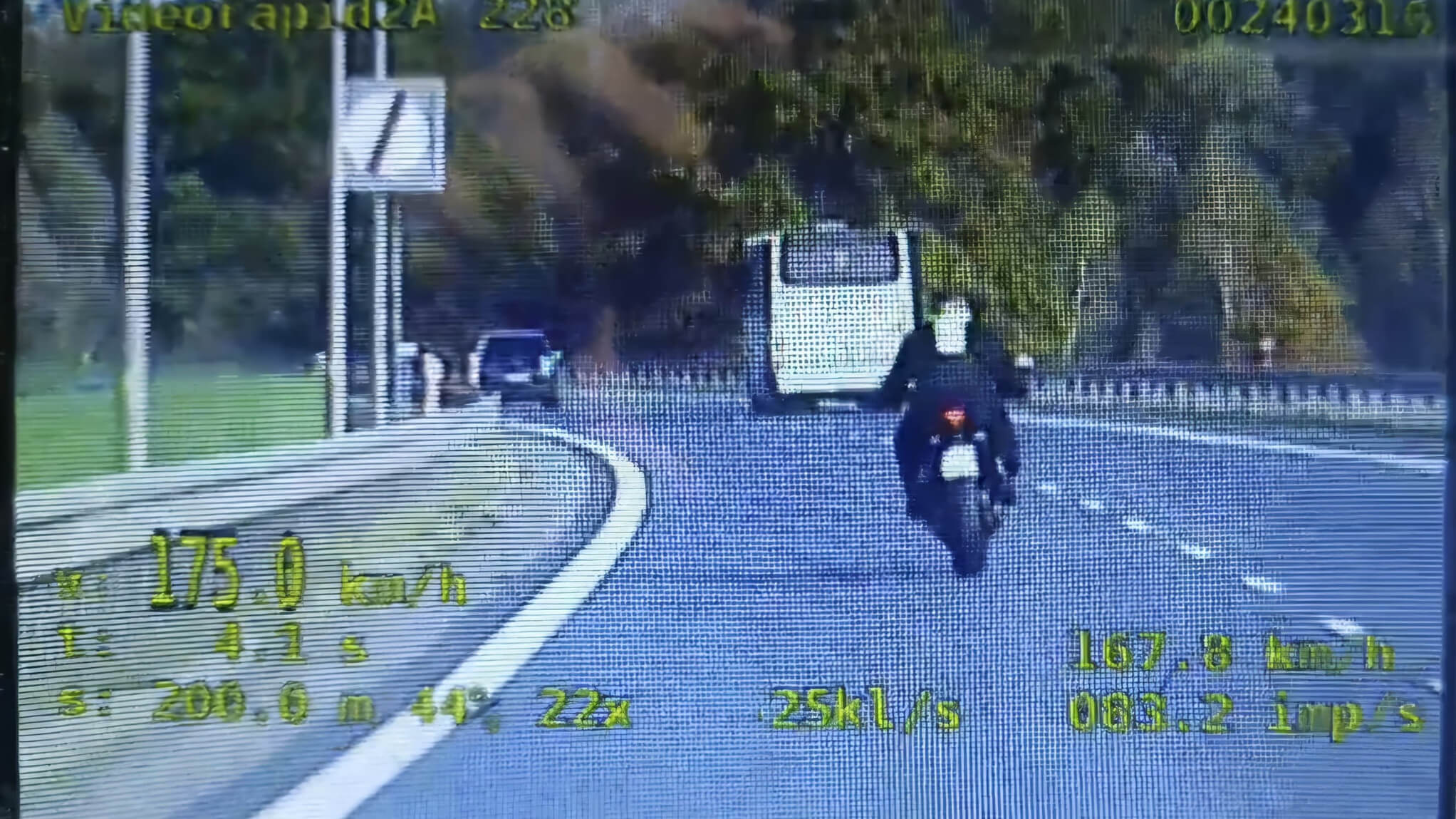 motocyklista S3 Zielona Góra - Policja Zielona Góra