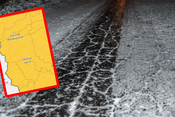 ostrzeżenia IMGW - Lubuskie pogoda. śliskie drogi