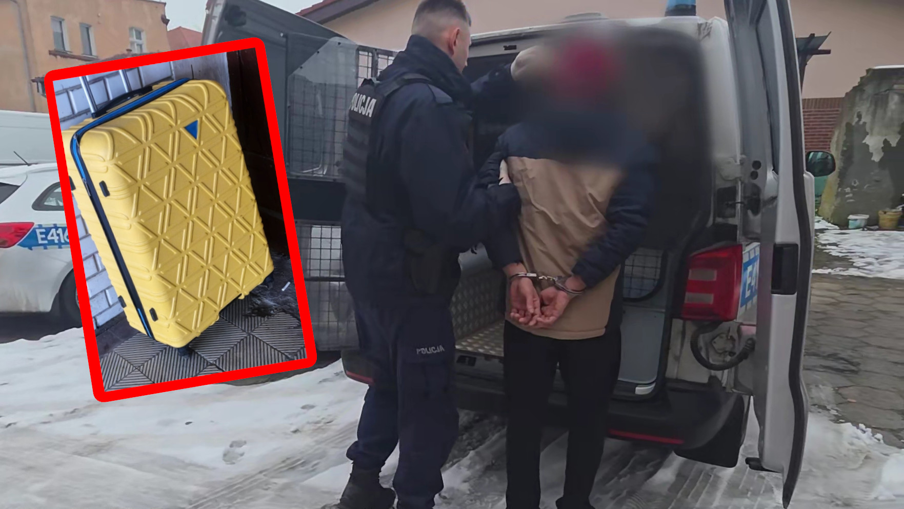 Dworzec PKP Żary - Wstrzymano pociągi. Pozostawiona walizka