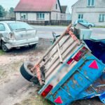 Pijany kierowca Deszczno - prawie dwa promile. Auto uderzyło w budynek