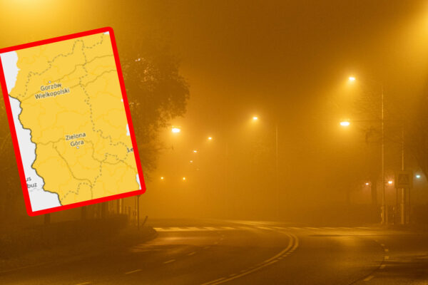 ostrzeżenia IMGW Lubuskie - gęsta mgła Lubuskie