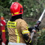 Pożar Bojadła - Pożar suszarni kukurydzy. Straż pożarna Sulechów