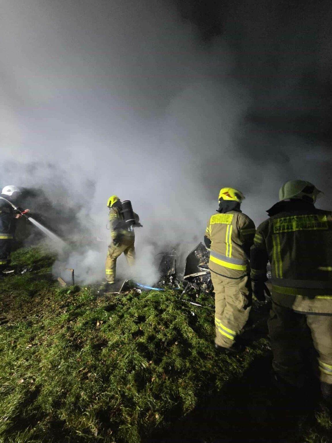 Pożar domku holenderskiego - Pożar Skwierzyna