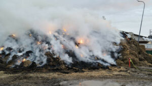 Pożar Słońsk - Pożar hałdy odpadu