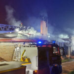 pożar Wawrów Karczma pod Łosiem - akcja gaśnicza Gorzów