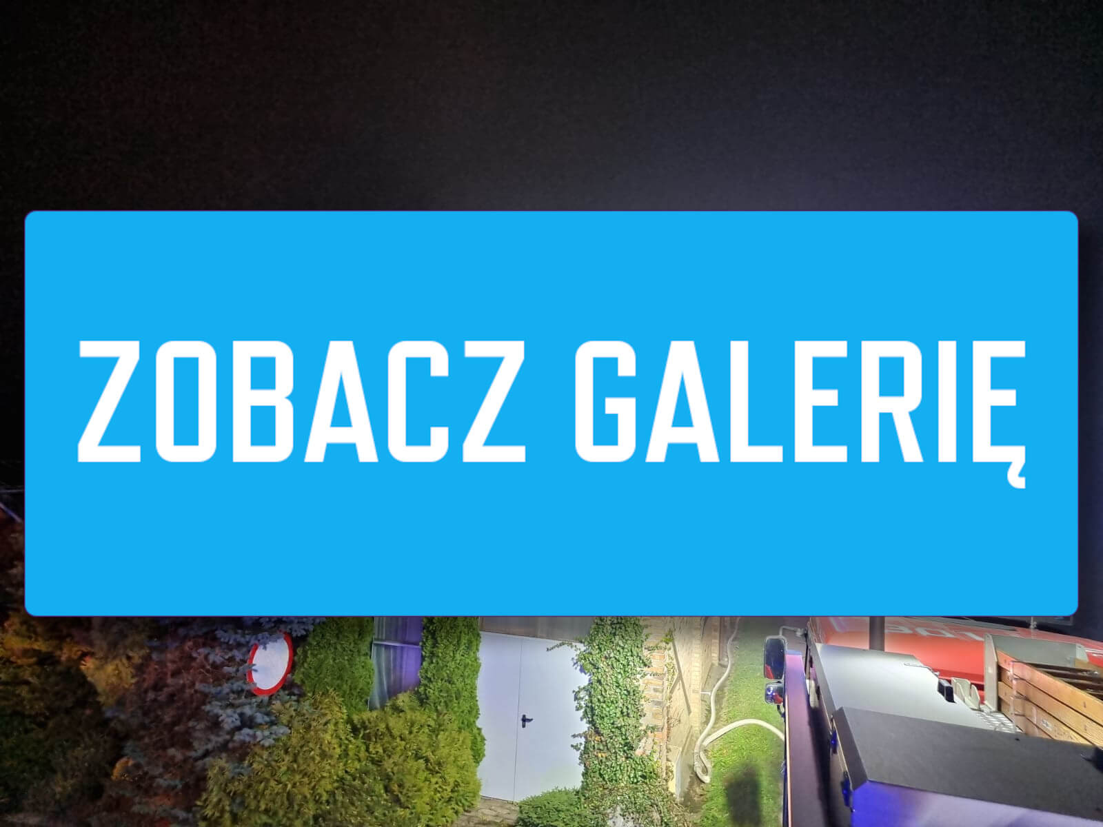 pożar Wawrów Karczma pod Łosiem - akcja gaśnicza Gorzów