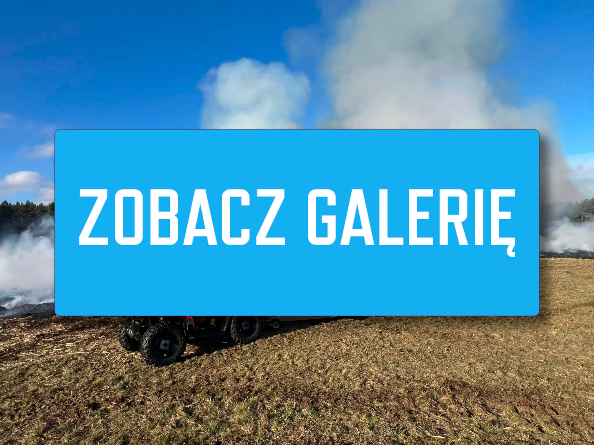 Ćwiczenia strażaków - pożary traw i lasów. Straż pożarna Lubuskie