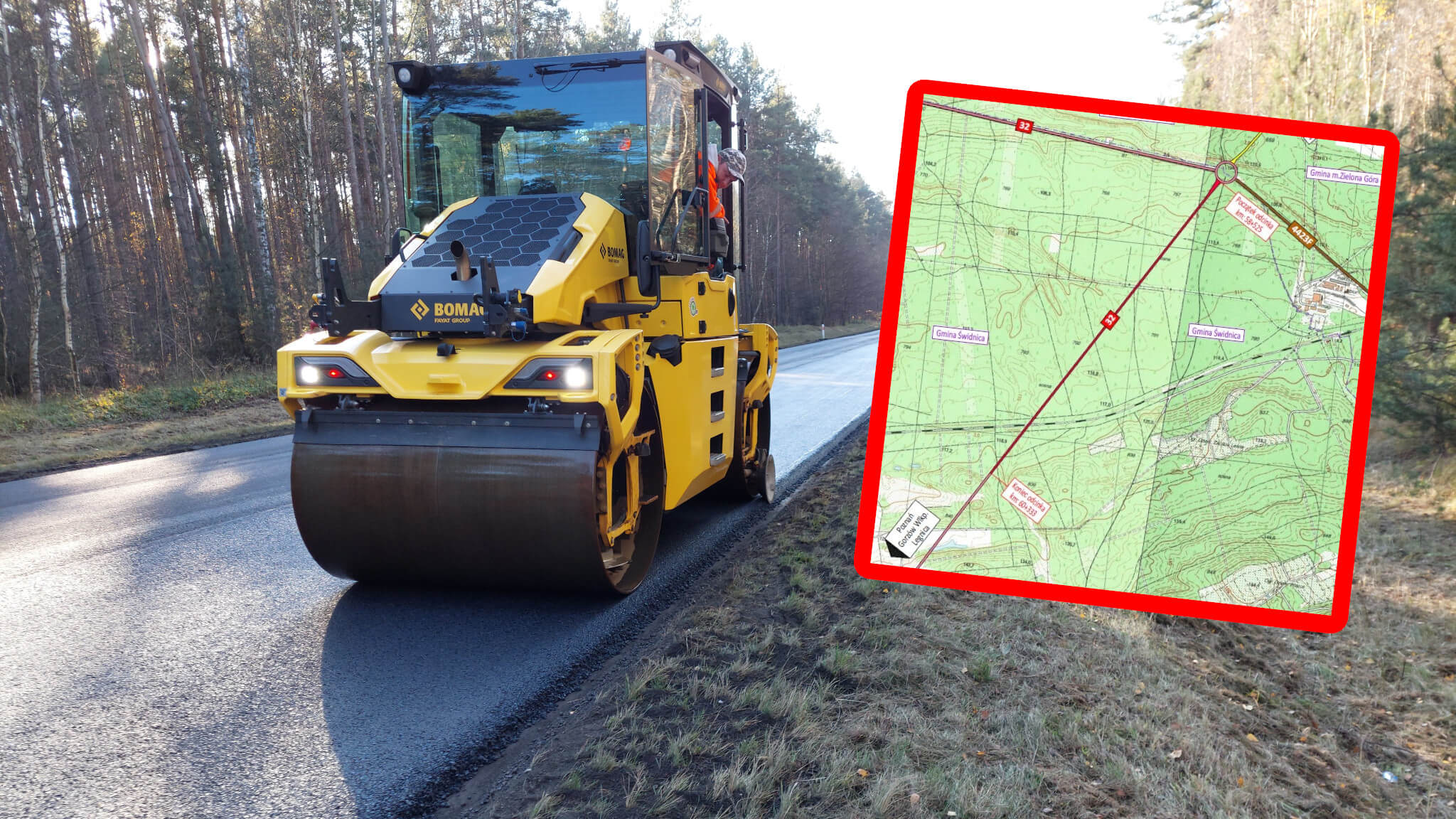 przebudowa DK32 Zielona Góra - utrudnienia dla kierowców