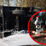 Strażacy Sulechów - rozbite pojazdy Sulechów. Specjalistyczna Grupa Ratownictwa Chemicznego