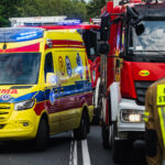 Wypadek na DK12 - Wypadek Marszów. Wypadek karetki