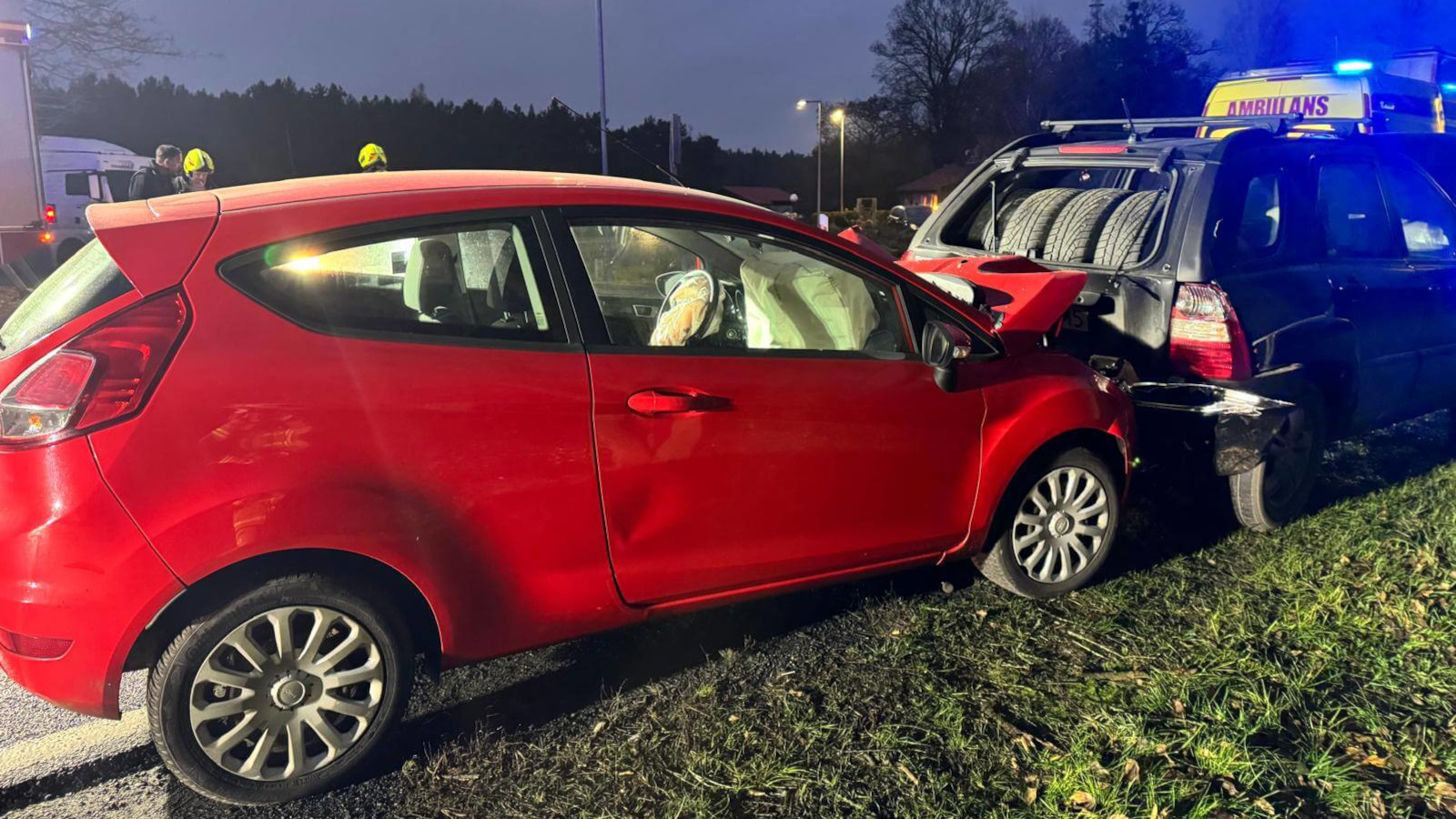 Wypadek na DK22 - Wypadek Krzeszyce