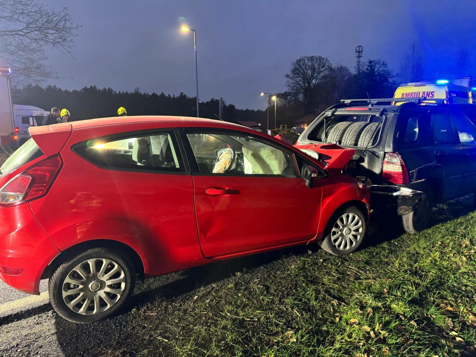 Wypadek na DK22 - Wypadek Krzeszyce