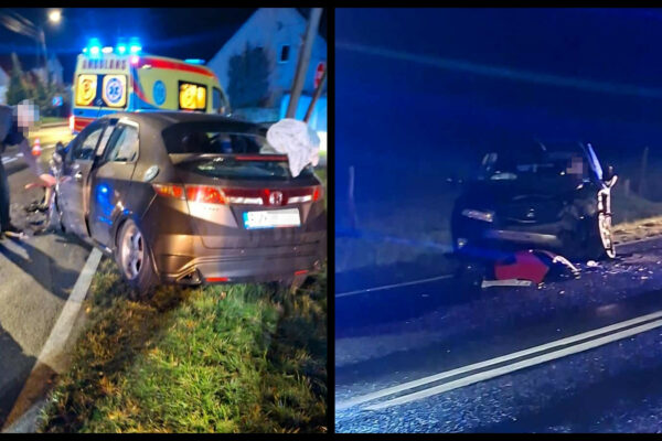 Wypadek na DK32 - Wypadek Łagów. Utrudnienia na DK32 droga zablokowana