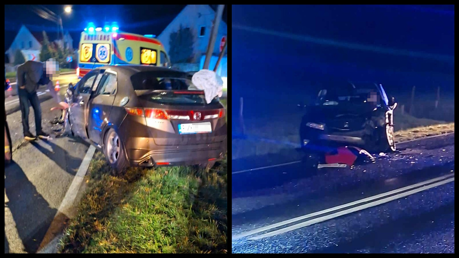 Wypadek na DK32 - Wypadek Łagów. Utrudnienia na DK32 droga zablokowana