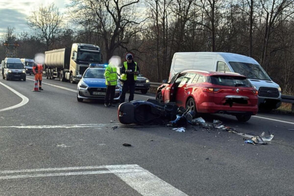 Wypadek na DK92 - Wypadek Świebodzin. Wypadek motocyklisty