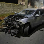 Wypadek Krosno Odrzańskie - Auto rozbite o drzewo