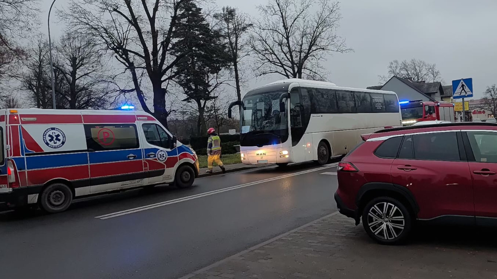 Wypadek Krzeszyce - Potrącenie Krzeszyce. Wypadek Sulęcin