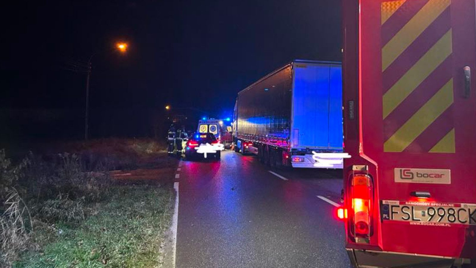 Wypadek Rzepin - Potrącenie Rzepin. Mężczyzna reanimowany