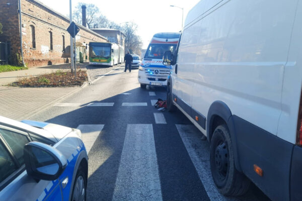 Potrącenie Zielona Góra - Wypadek Zielona Góra Batorego