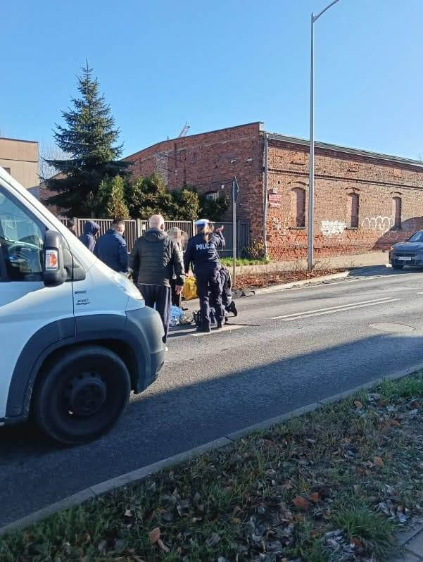 WypadekZielonaGoraPotracenie21.11.25_2 Potrącenie Zielona Góra - Wypadek Zielona Góra Batorego