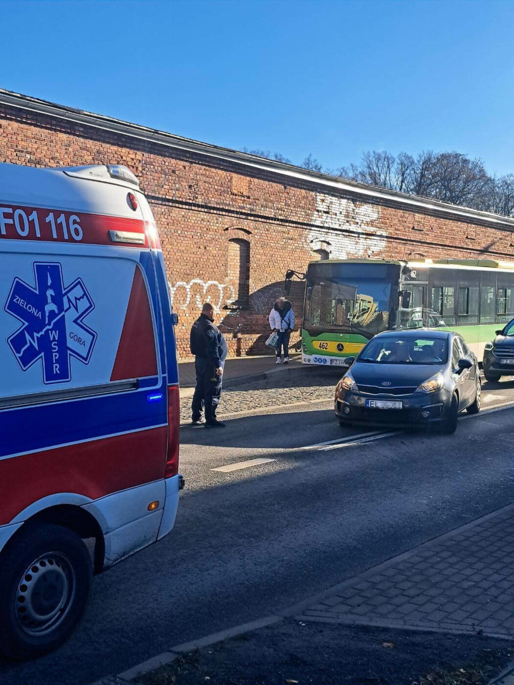 Potrącenie Zielona Góra - Wypadek Zielona Góra Batorego