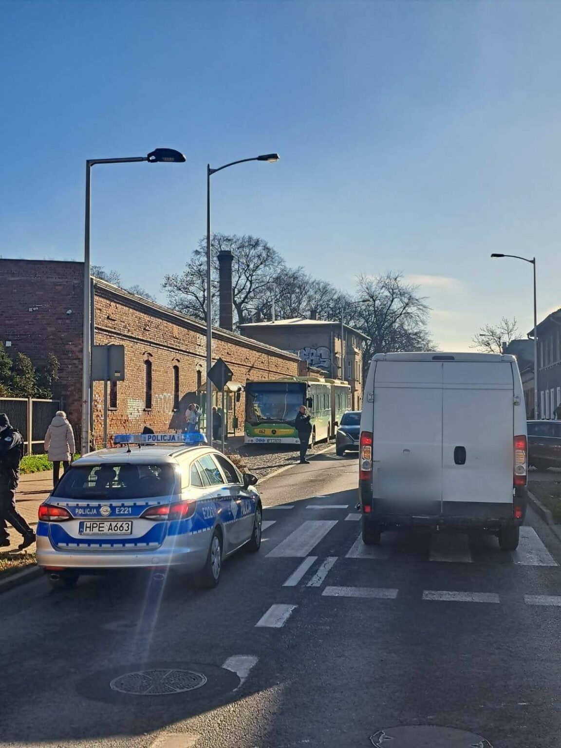 Potrącenie Zielona G&oacute;ra - Wypadek Zielona G&oacute;ra Batorego