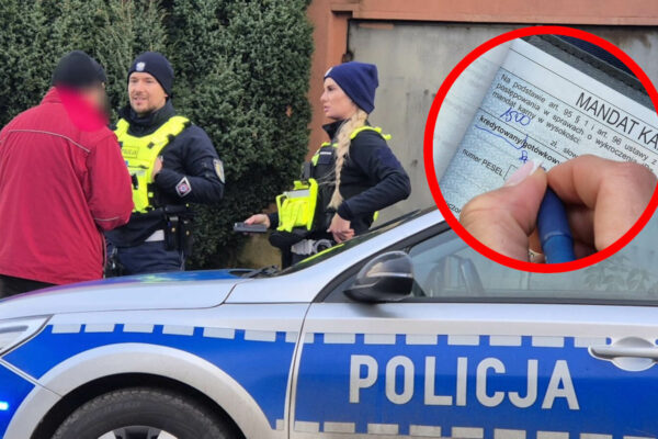 Akcja policji Sulechów - mandaty Sulechów piesi