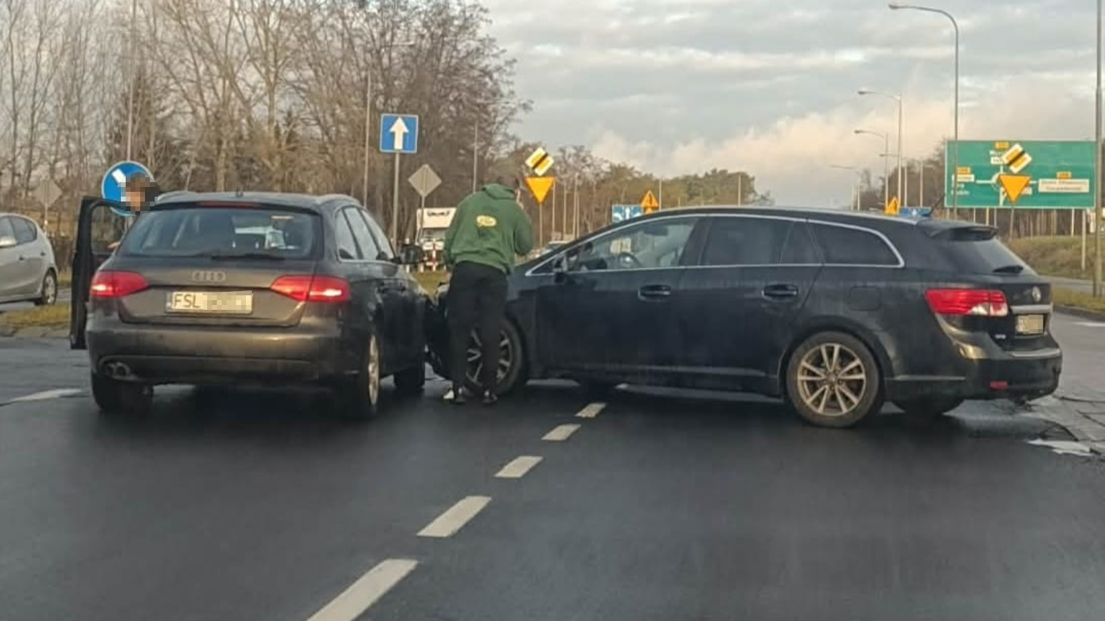 Kolizja Zielona Góra - Wypadek Zielona Góra