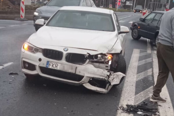 Kolizja Zielona Góra - Wypadek Zielona Góra