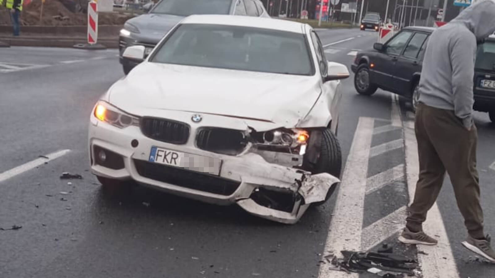 Kolizja Zielona Góra - Wypadek Zielona Góra