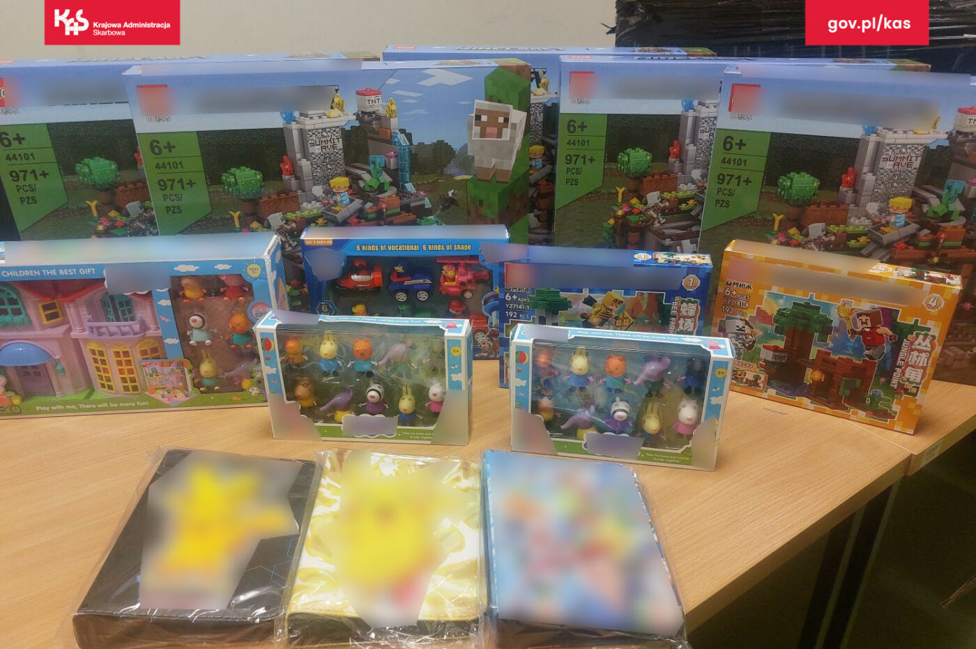 niebezpieczne zabawki - podrabiana odzież. KAS Lubuskie