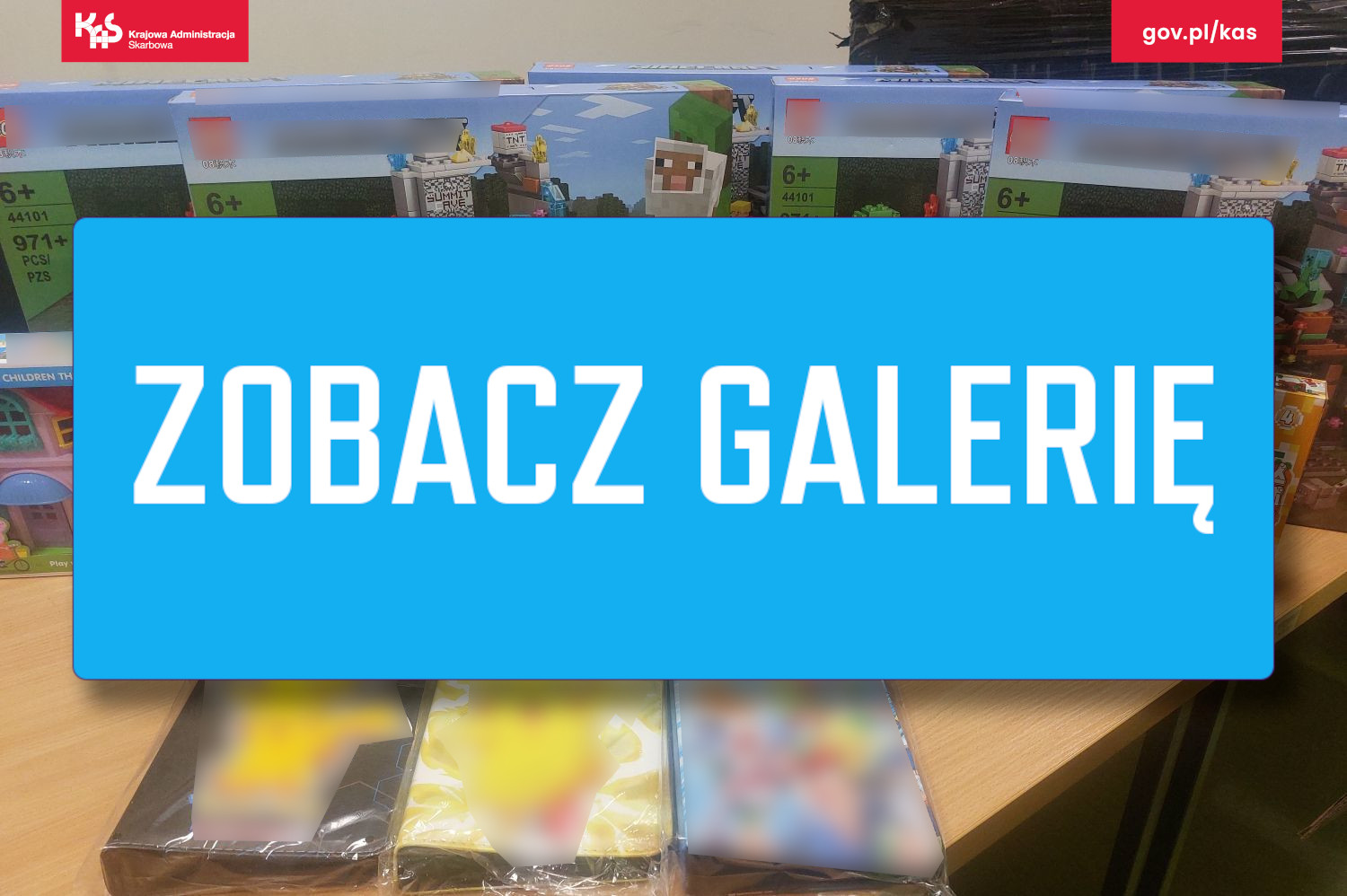 niebezpieczne zabawki - podrabiana odzież. KAS Lubuskie