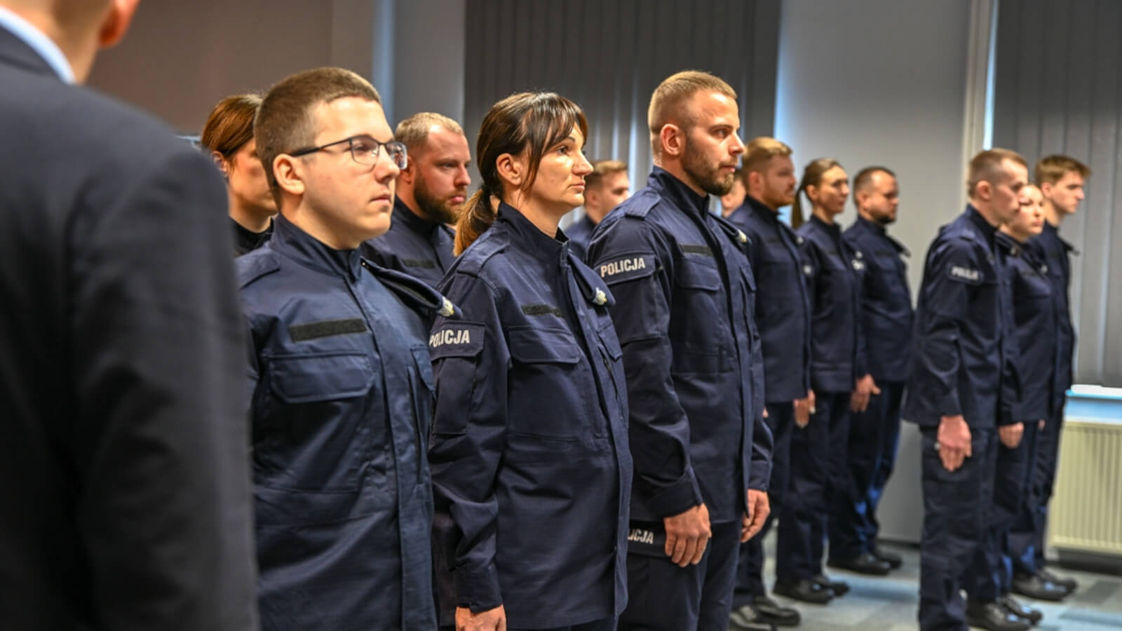 nowi policjanci lubuskie - ślubowanie policjantów. Lubuska Policja