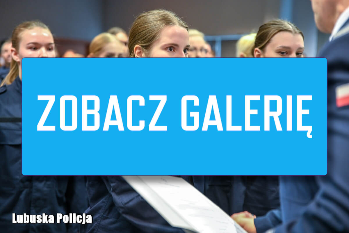 nowi policjanci lubuskie - ślubowanie policjantów. Lubuska Policja