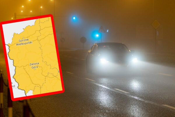 Ostrzeżenia IMGW - mgły. Pogoda Lubuskie