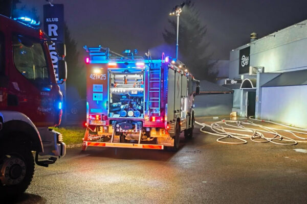 Pożar Reset Club Świebodzin - Straż pożarna Świebodzin