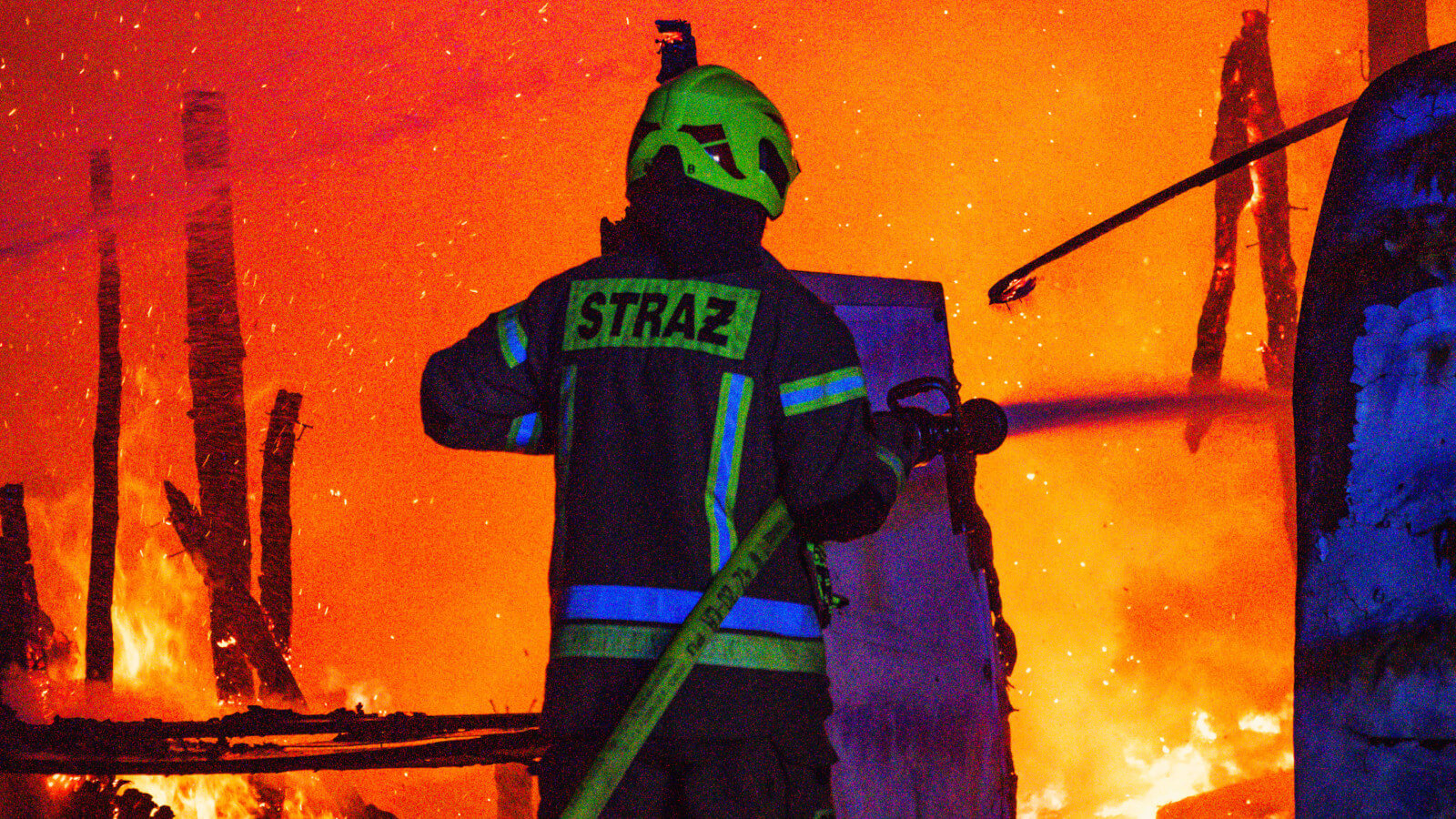 Pożar na stacji kolejowej - Pożar Leszno Górne. Pożar Szprotawa