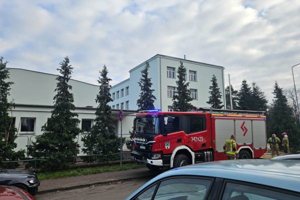 Pożar Zielona Góra - VII LO Zielona Góra